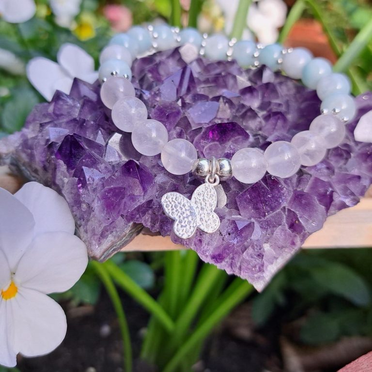 Bergkristall/Fluorit/Calcit Armband Bergkristall/Fluorit/Calcit Armband